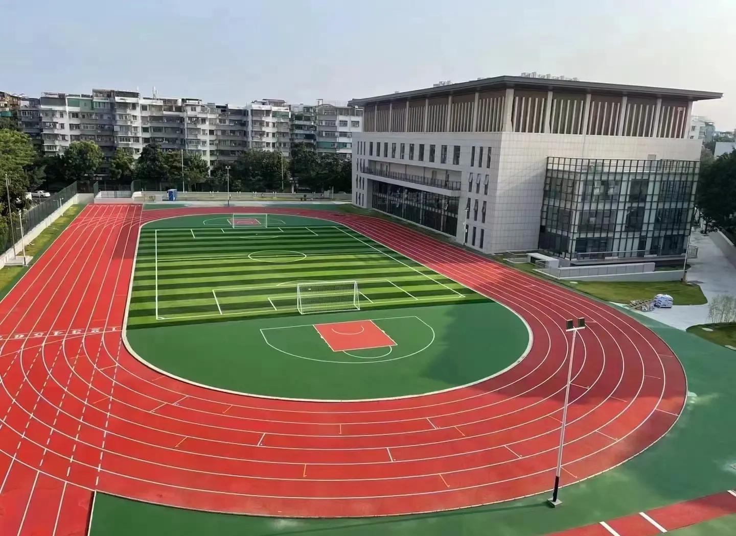 贺州市学校塑胶跑道塑胶篮球场 - 一站式服务